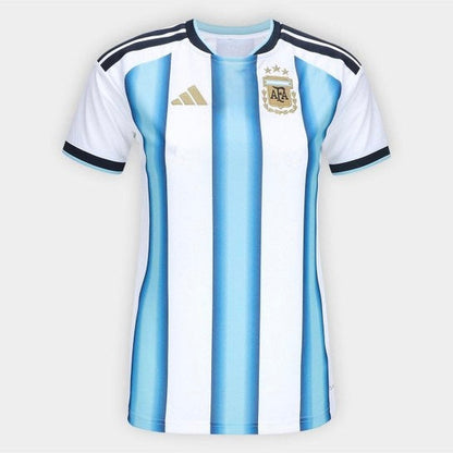 Camiseta FEMENINA Argentina principal azul y blanca - Copa del Mundo 2026