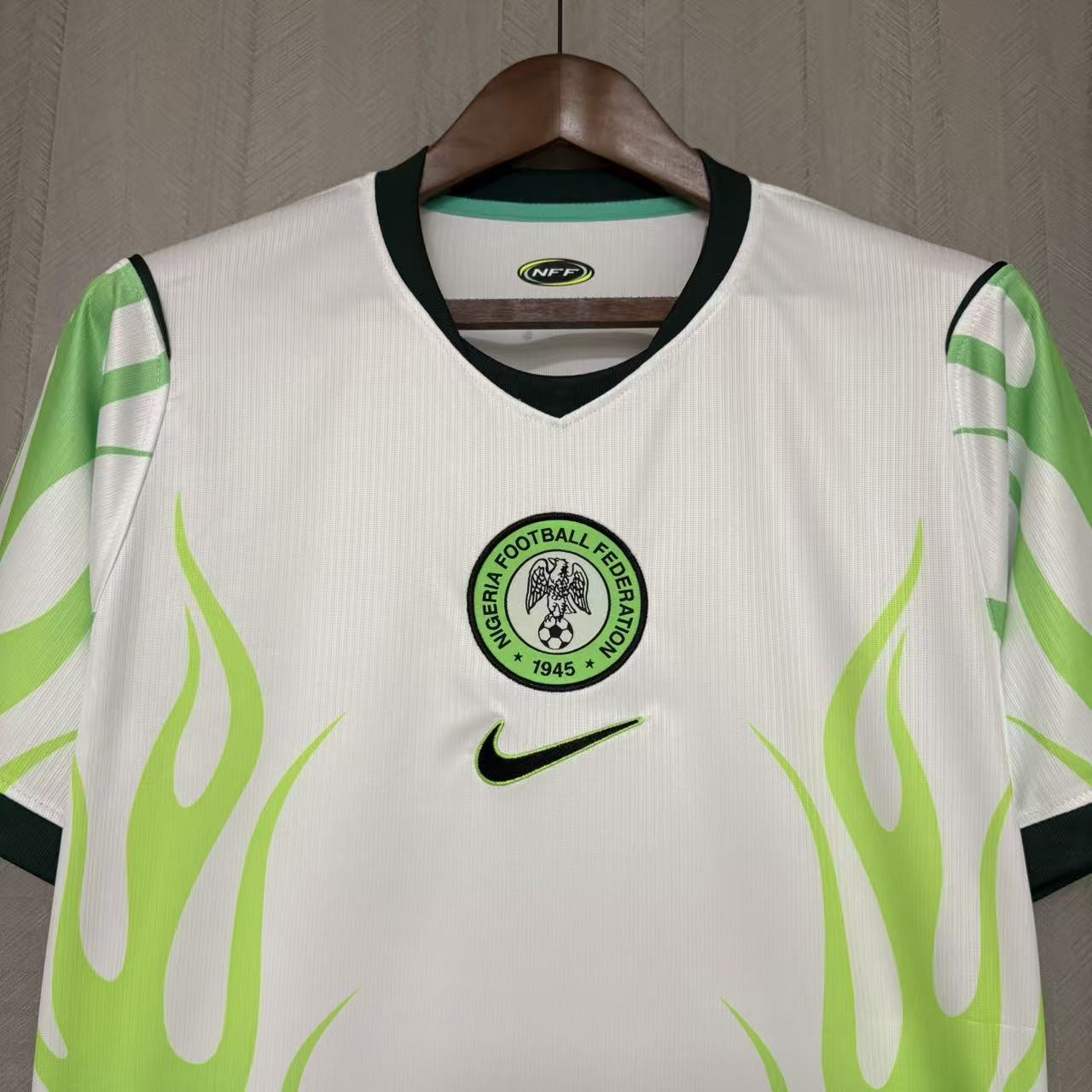 Camiseta Selección de Nigeria Away blanca/verde - Copa del Mundo 2026
