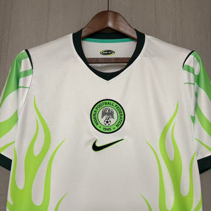 Camiseta Selección de Nigeria Away blanca/verde - Copa del Mundo 2026