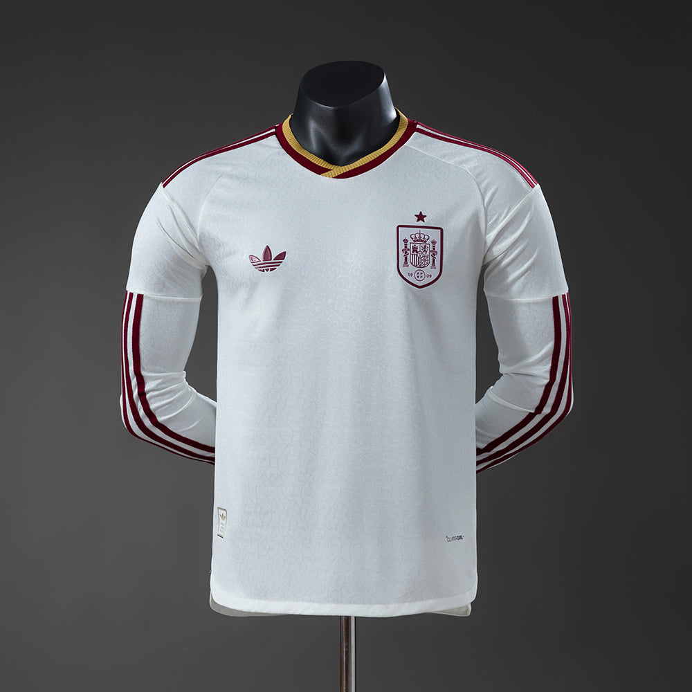 Camiseta España 2026 Versión Jugador 2ª Equipación Manga Larga