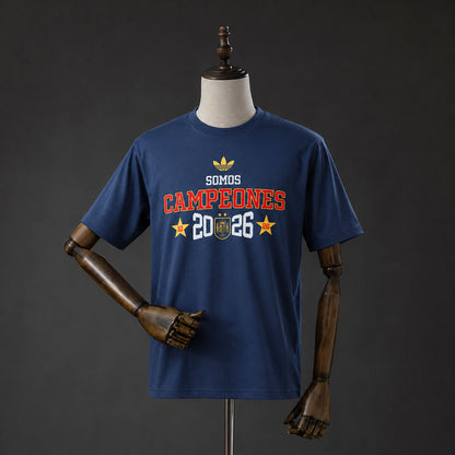 Camiseta España "Somos Campeones" Azul