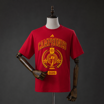 Camiseta España "Somos Campeones" Roja