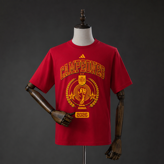 Camiseta Esp "Somos Campeones" Roja