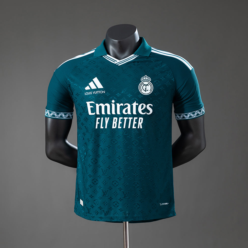 Camiseta Real Madrid 26/27 Edición Especial Versión Jugador Verde Oscuro