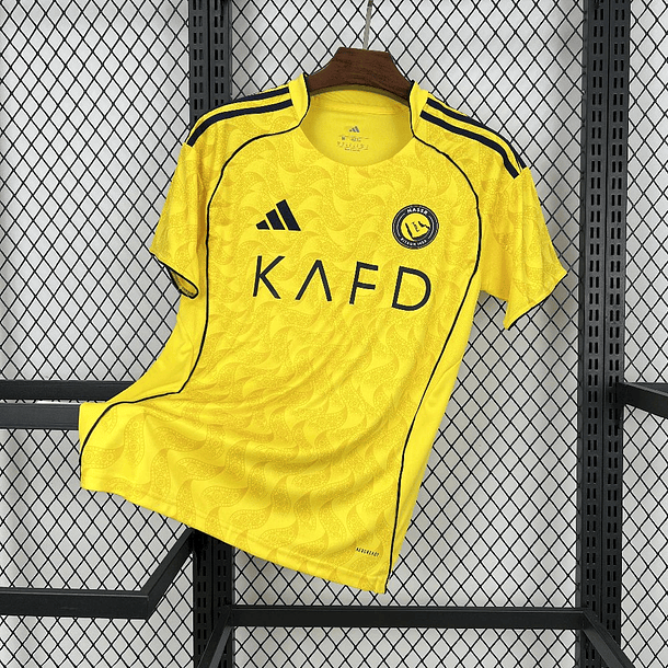 Camiseta Al Nassr amarilla home 2025/26