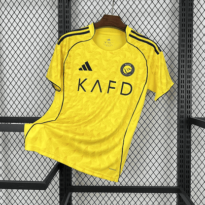 Camiseta Al Nassr amarilla home 2025/26