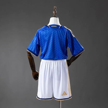 Conjunto infantil Selección Italia principal azul COPA DEL MUNDO 2026
