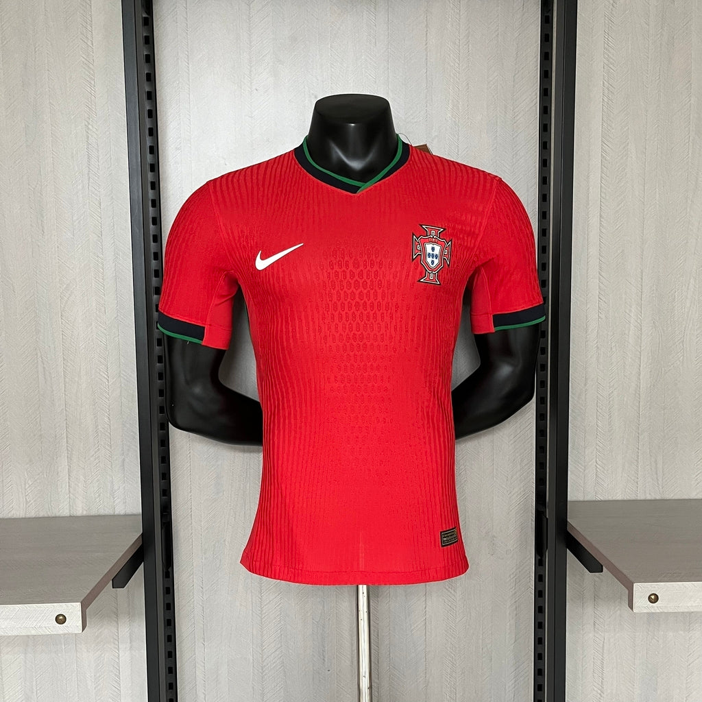 Camiseta Portugal Roja Local Euro 2024 Jugador