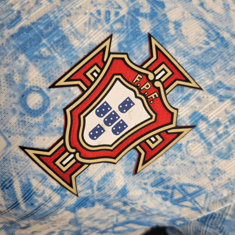 Camiseta Portugal azul Visitante euro 2024 Jugador