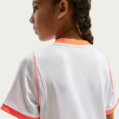 Conjunto infantil de Holanda alternativa blanca COPA DEL MUNDO 2026