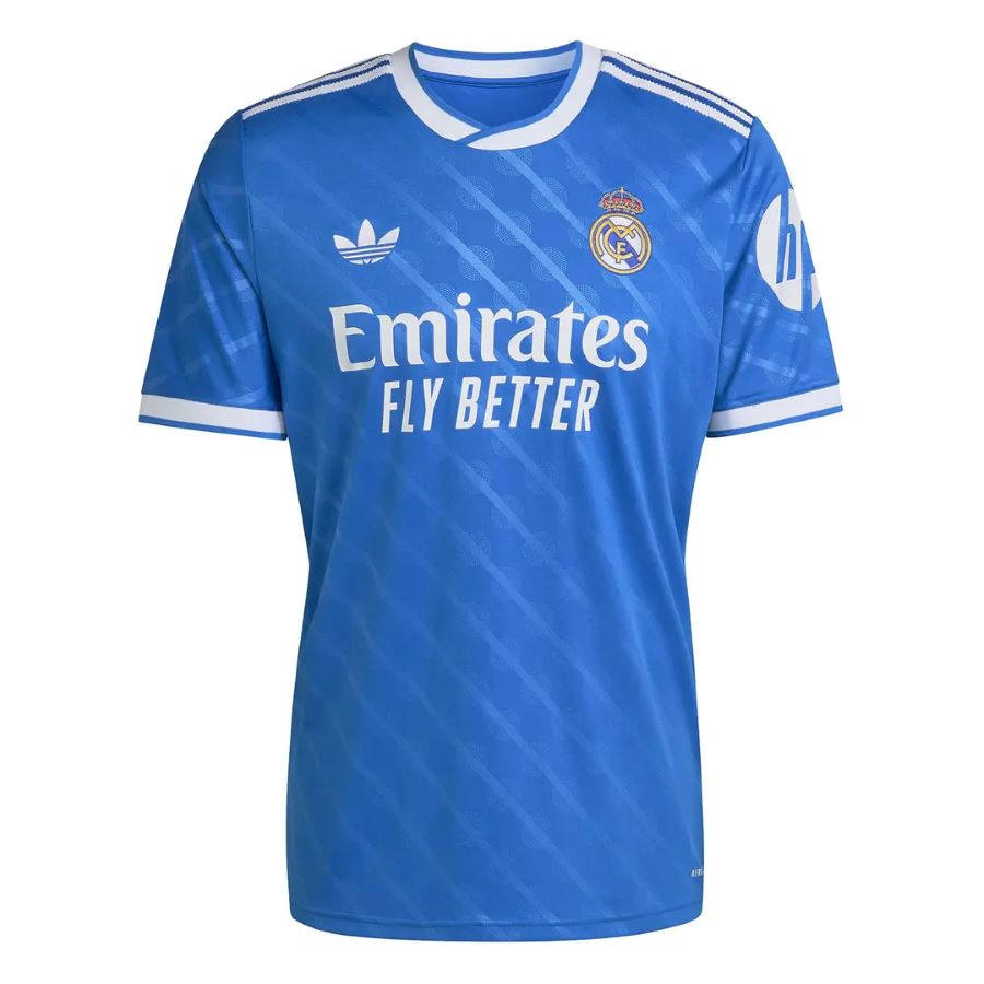 Camiseta Real Madrid tercera equipación azul 2025/26