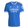 Camiseta Real Madrid tercera equipación azul 2025/26