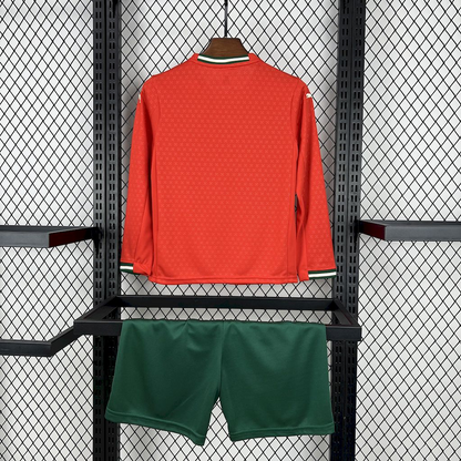 Conjunto infantil MANGA COMPRIDA Selección Portugal roja home 2025
