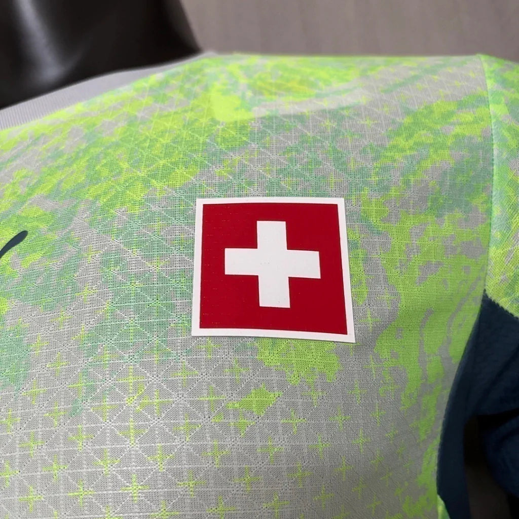 Camiseta Suiza alternativa copa del mundo 2026 verde - PLAYER