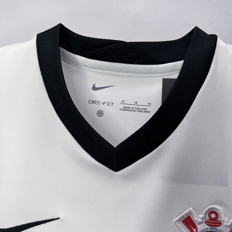 Conjunto Infantil Corinthians blanco 2024/25