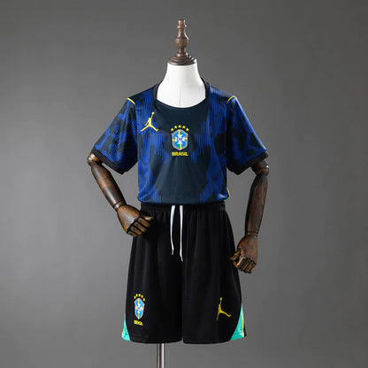 Conjunto Infantil Brasil alternativa Copa del mundo 2026 - azul