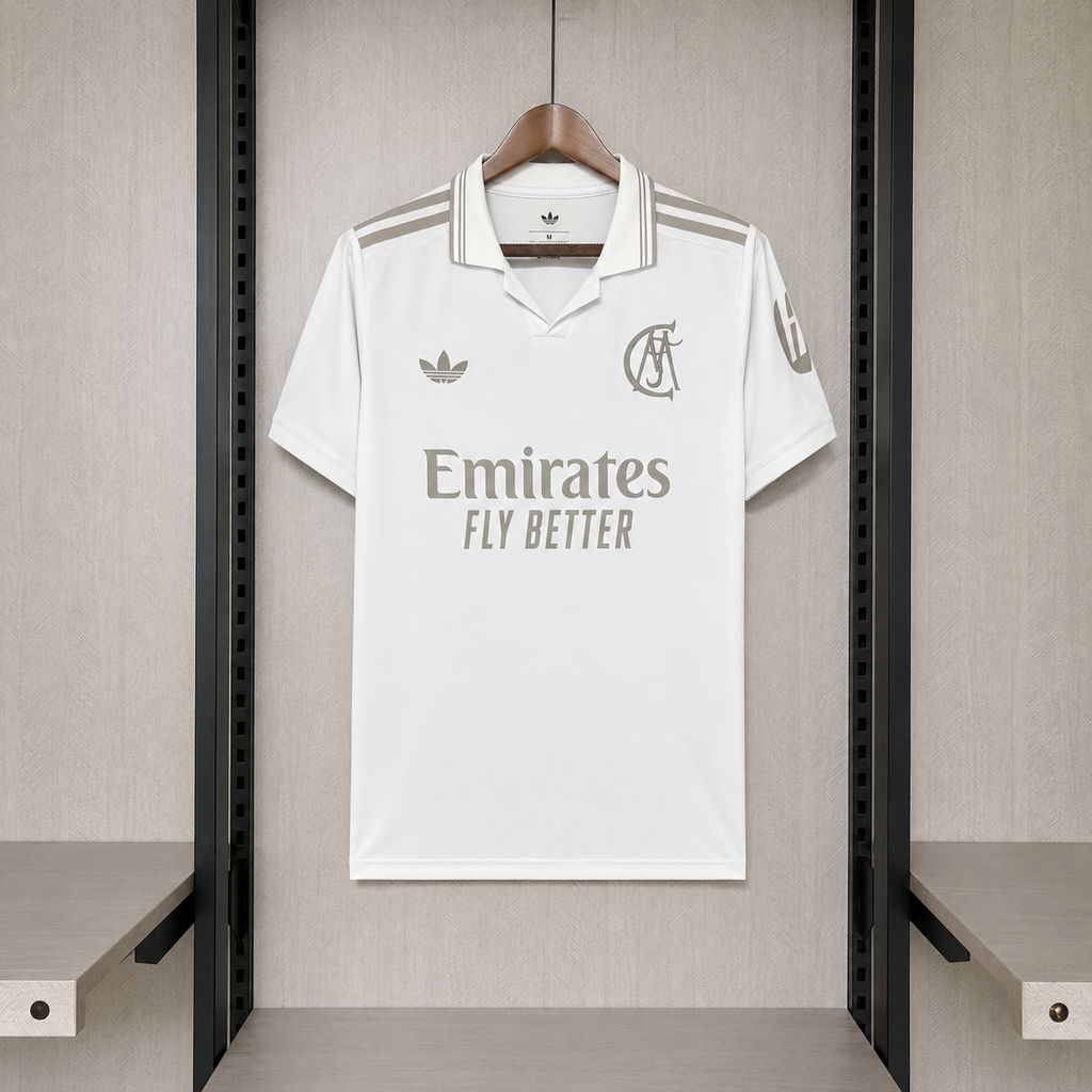 Camiseta Real Madrid especial aniversario blanca 2026/27