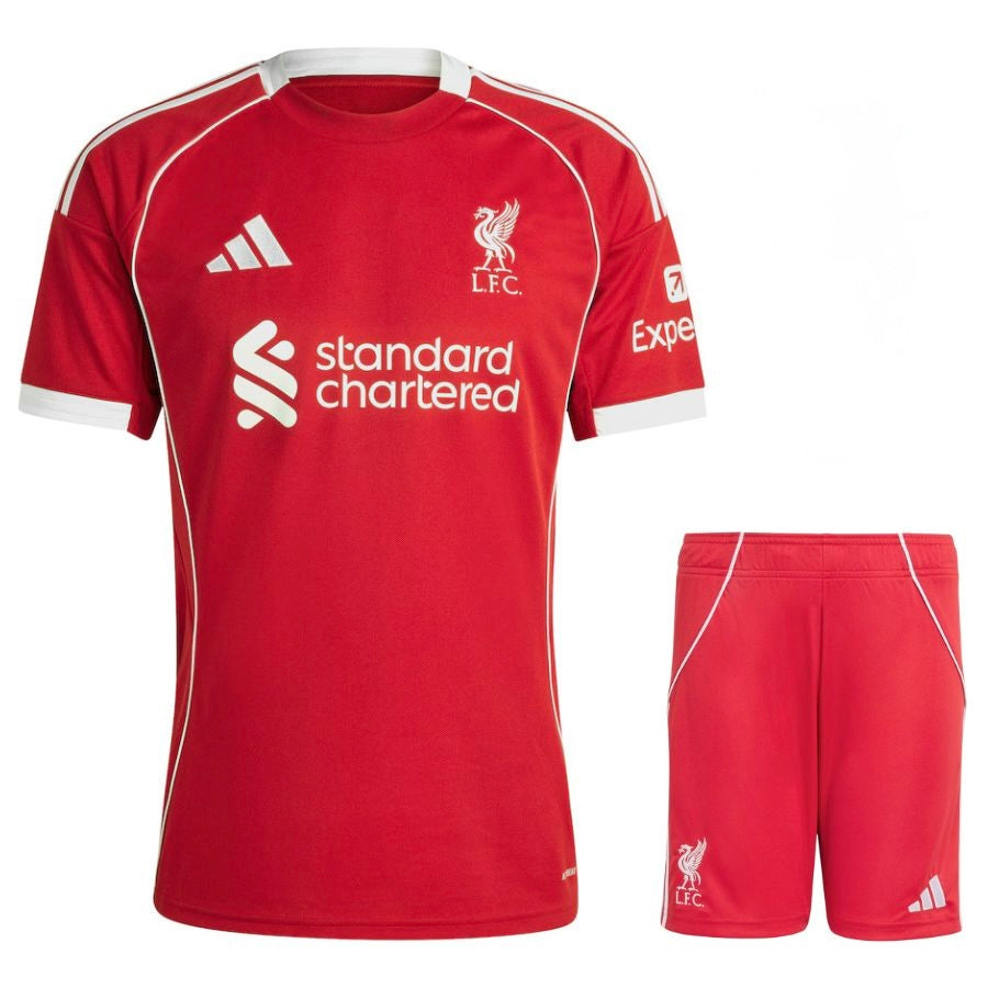 Conjunto Infantil Liverpool Local 2025/26