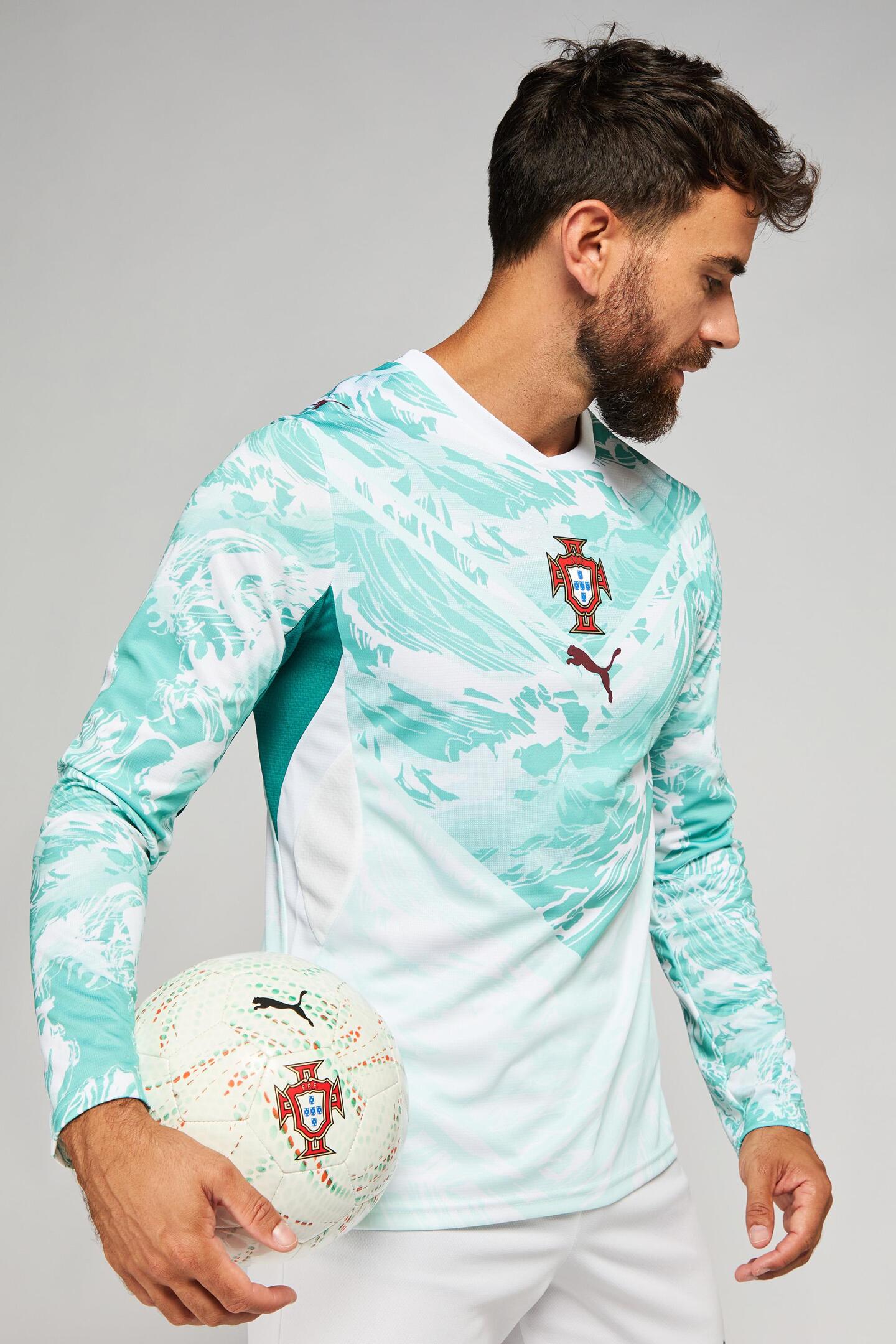 Camiseta Selección de Portugal MANGA LARGA alternativa azul copa del mundo 2026