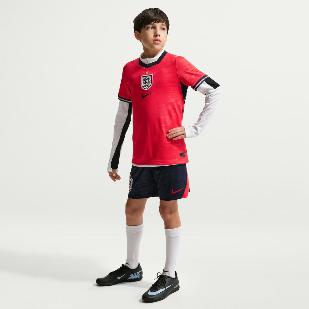 Conjunto infantil Selección Inglaterra alternativa roja COPA DEL MUNDO 2026