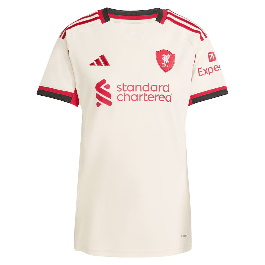 Camiseta Liverpool FEMENINA alternativa blanca 2025/26