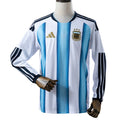 Camiseta Selección de Argentina MANGA LARGA principal blanca/azul - Copa del Mundo 2026