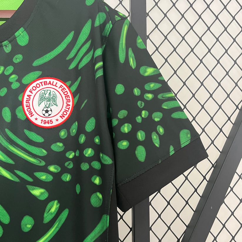 Camiseta Nigeria verde/negra 2024