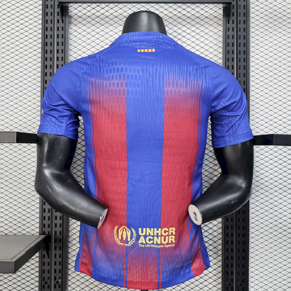 Camiseta Barcelona home azul y roja  - Player 2025/26