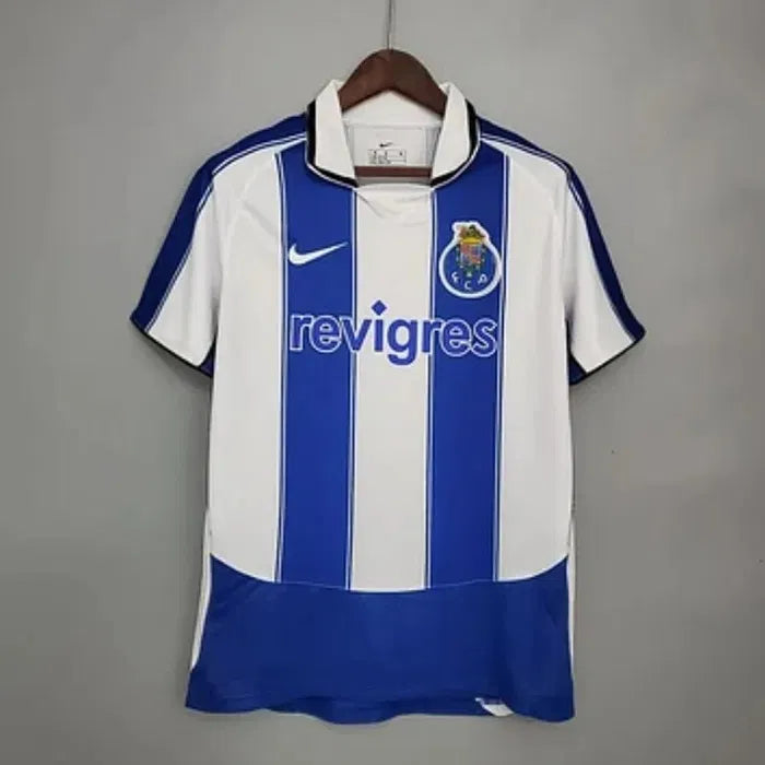 Camiseta retro 2004 - azul y blanco