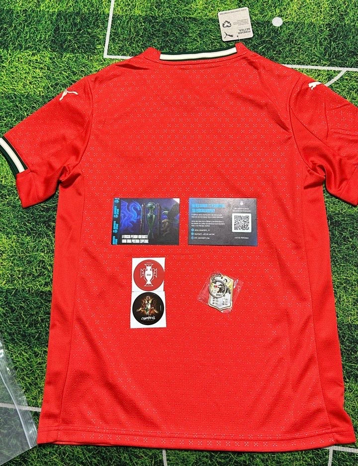 Camiseta Selección Portugal roja principal 2025