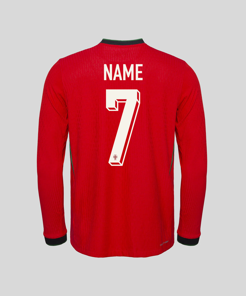 Camiseta Portugal roja manga larga local Euro 2024