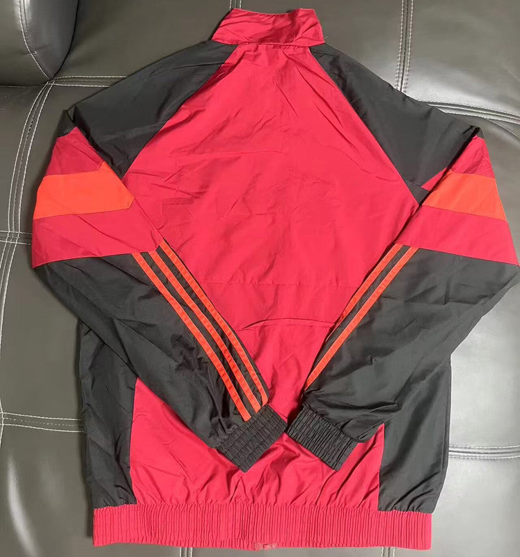 Chaqueta rojo y negro 2026/27 cremallera completa