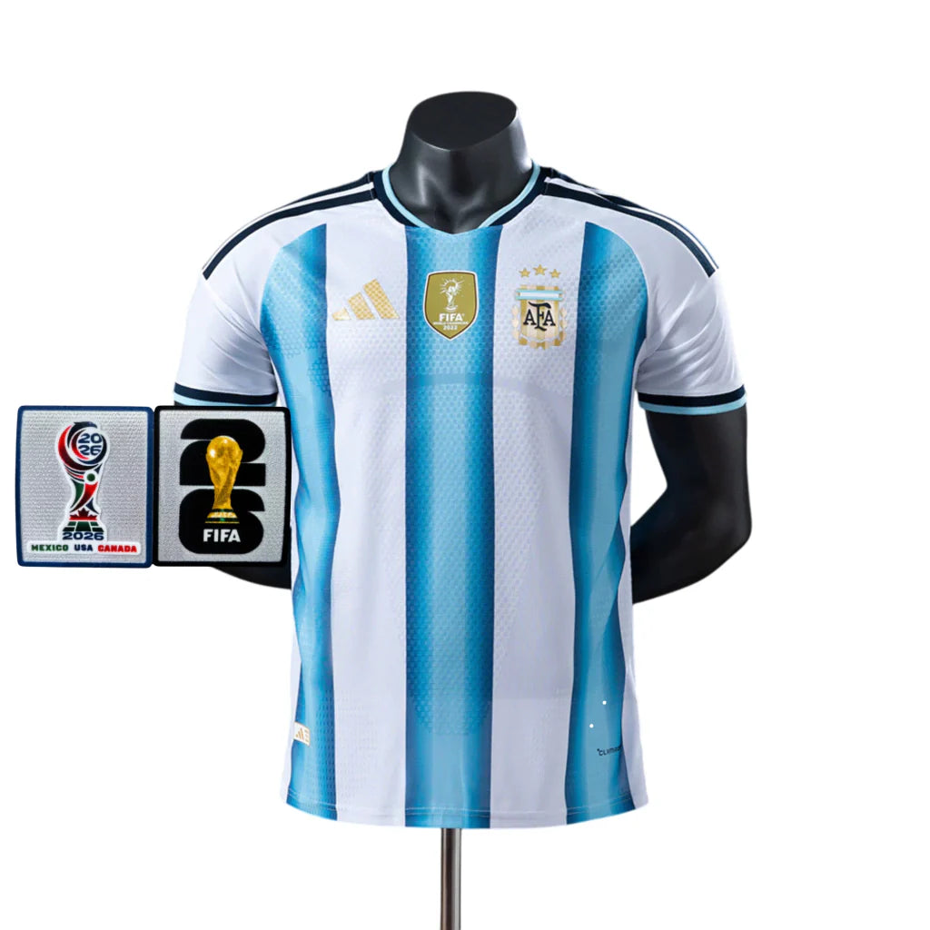 Camiseta Selección Argentina principal azul y blanca COPA DEL MUNDO 2026 - PLAYER - AUTHENTIC
