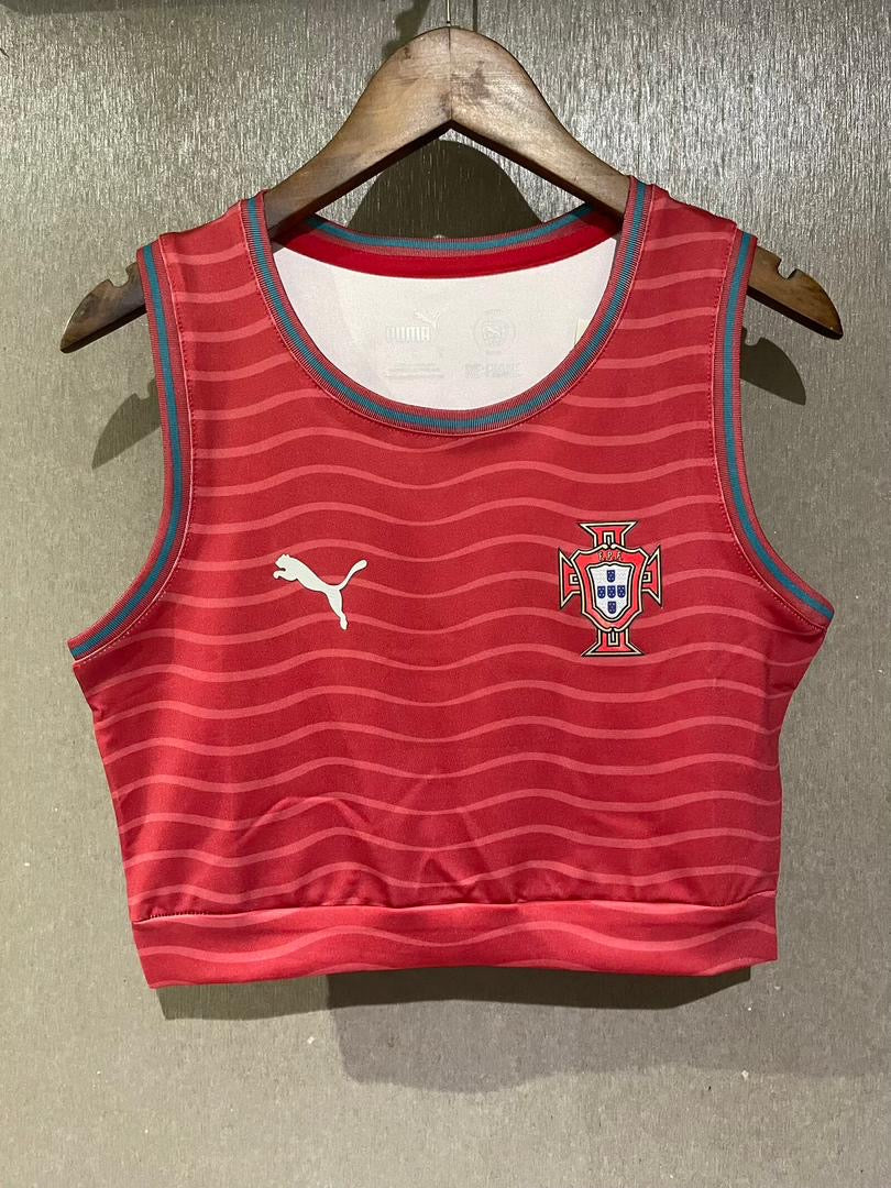 TOP FEMENINO Portugal principal rojo 2025/26