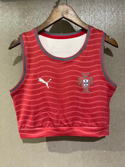 TOP FEMENINO Portugal principal rojo 2025/26