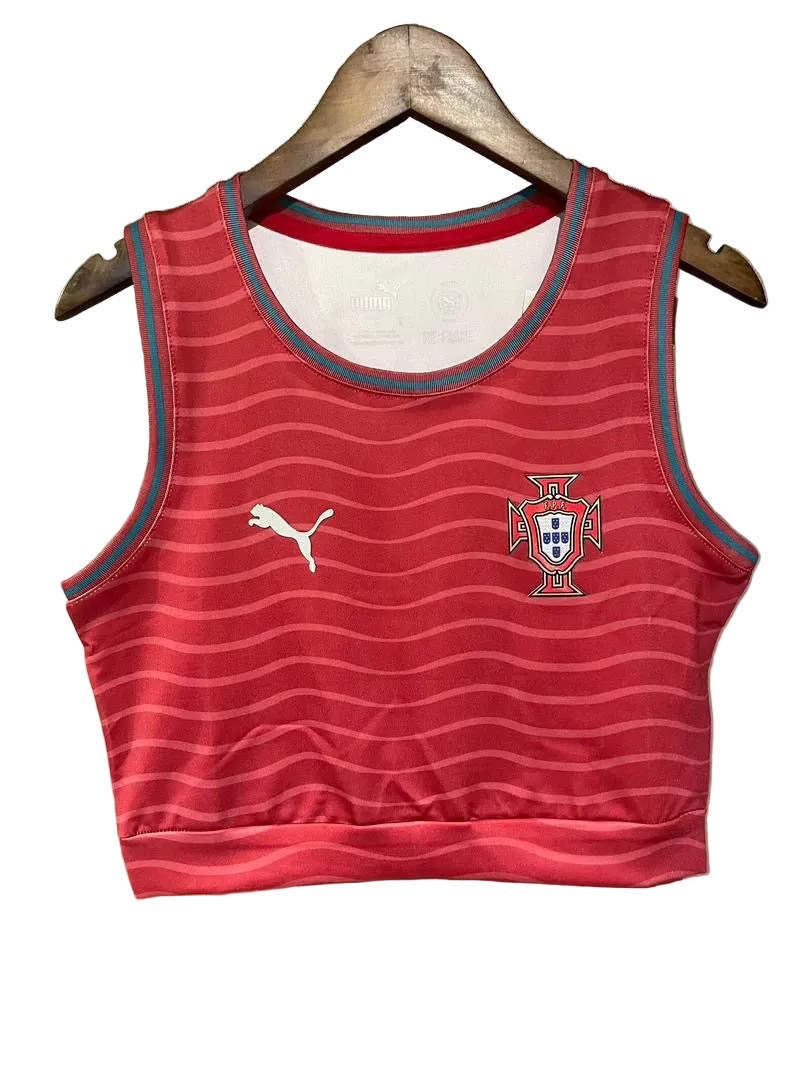 TOP FEMENINO Portugal principal rojo 2025/26