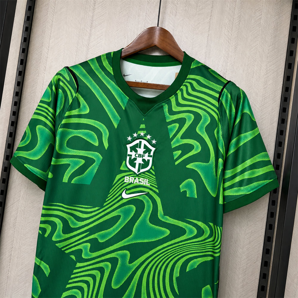 Camiseta Brasil Local portero Copa del Mundo 2026 - verde
