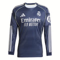Camiseta Real Madrid alternativa gris 2025/26 - MANGA LARGA
