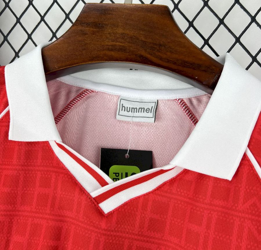 Camiseta retro rojo principal 1990/91