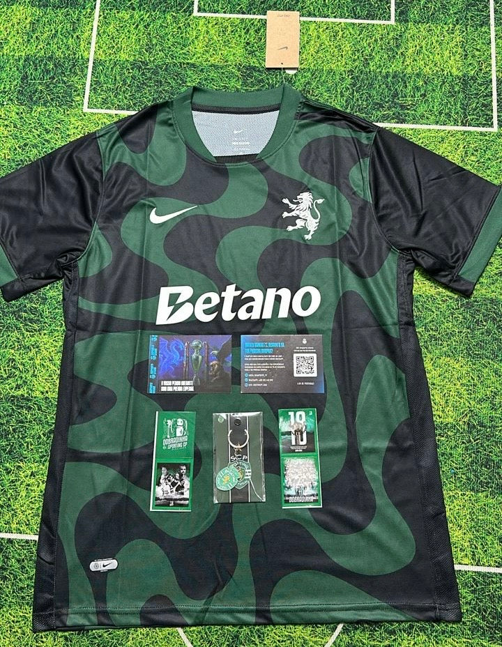 Camiseta alternativa 2025/26 negro y verde