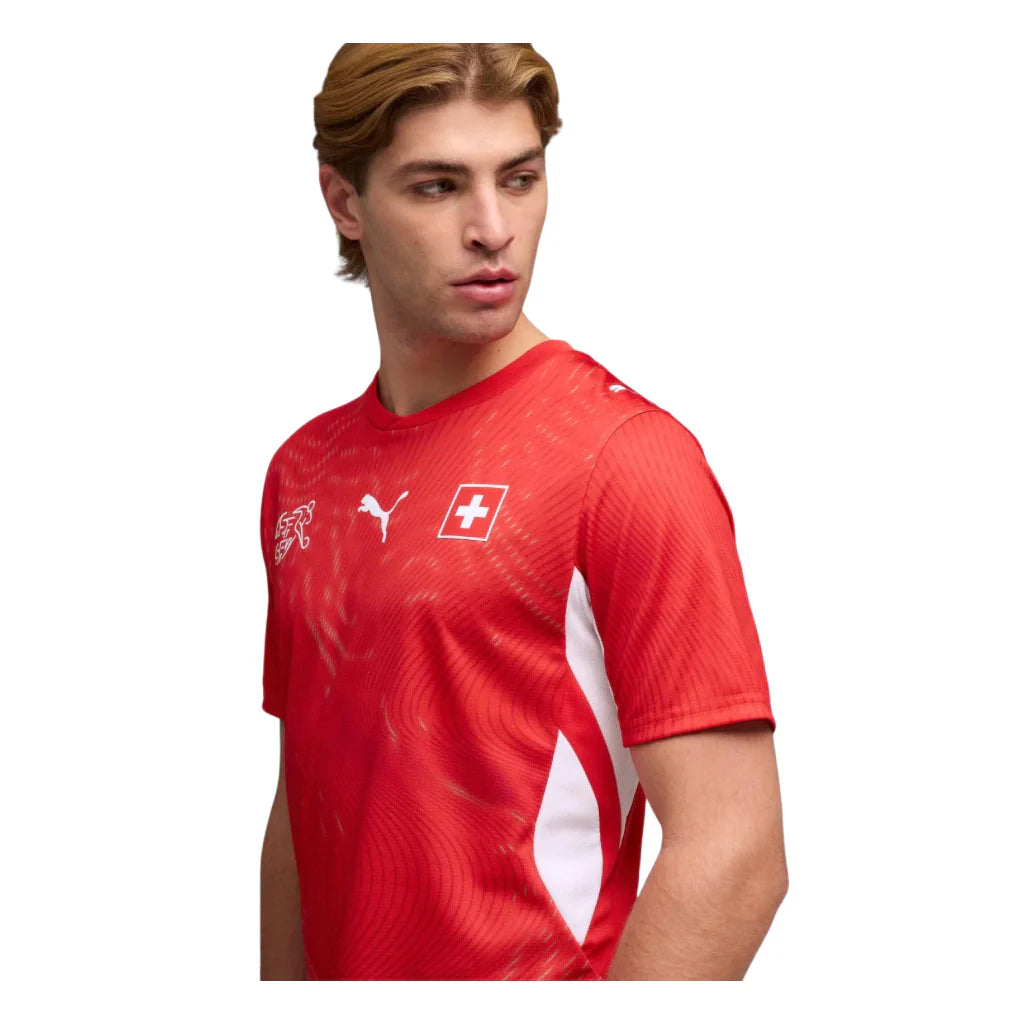 Camiseta Selección de Suiza principal roja - Copa del Mundo 2026
