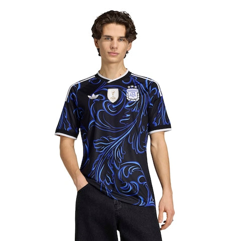 Camiseta Selección de Argentina alternativa negra/azul - Copa del Mundo 2026