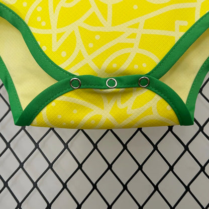 Body bebé Brasil Amarillo - 2025