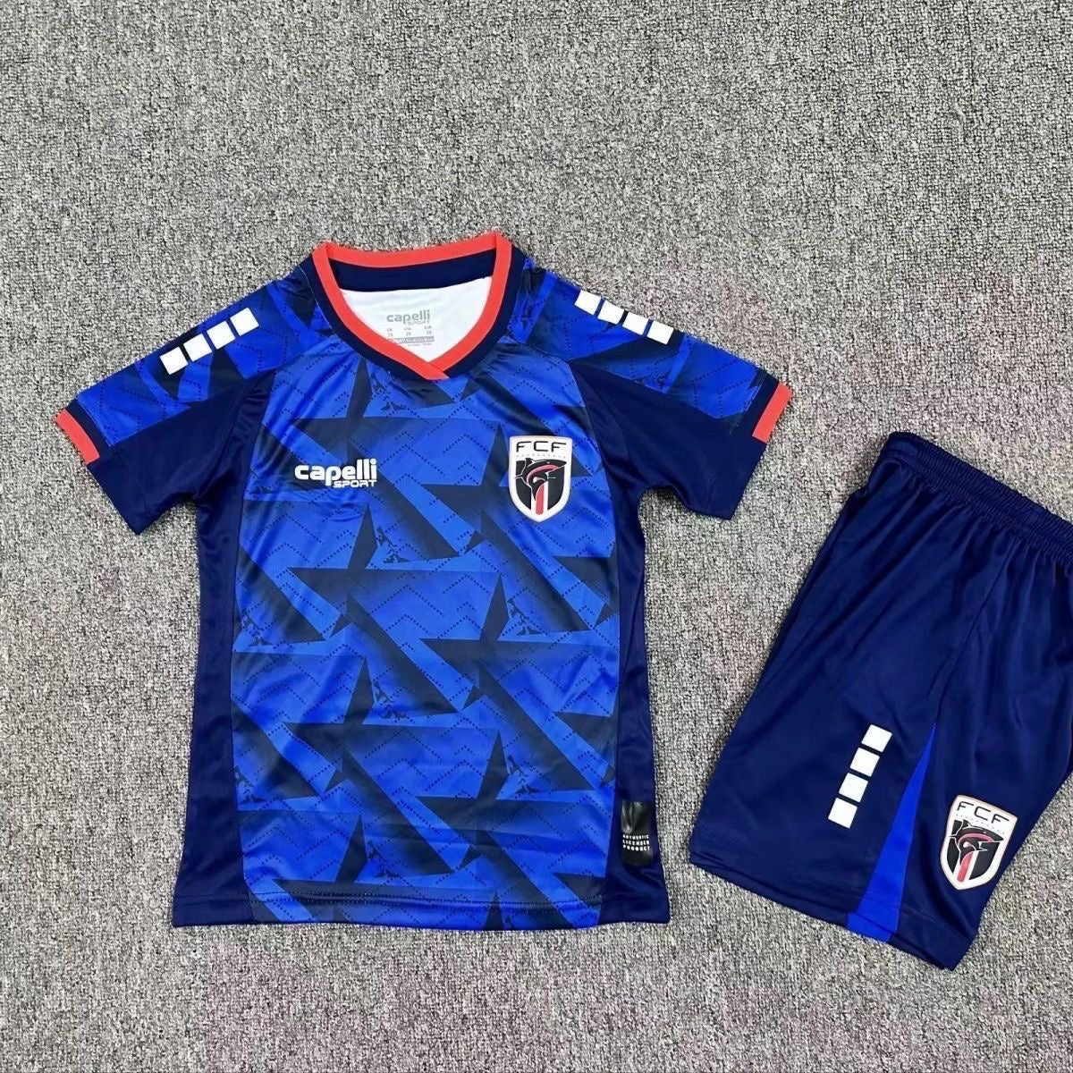 Conjunto Infantil Cabo Verde principal Copa del mundo 2026 - azul