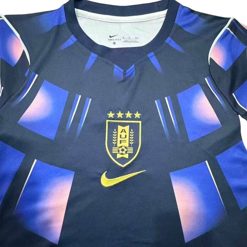 Camiseta Selección de Uruguay alternativa azul/negra - Copa del Mundo 2026