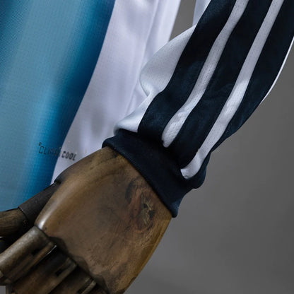 Camiseta Selección de Argentina MANGA LARGA principal blanca/azul - Copa del Mundo 2026