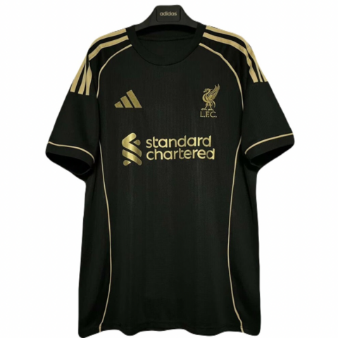 Camiseta Liverpool tercera equipación negro 2025/26