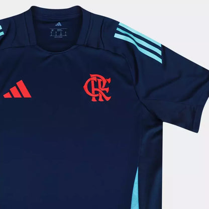 Camiseta Flamengo entrenamiento azul marinho 2025/26