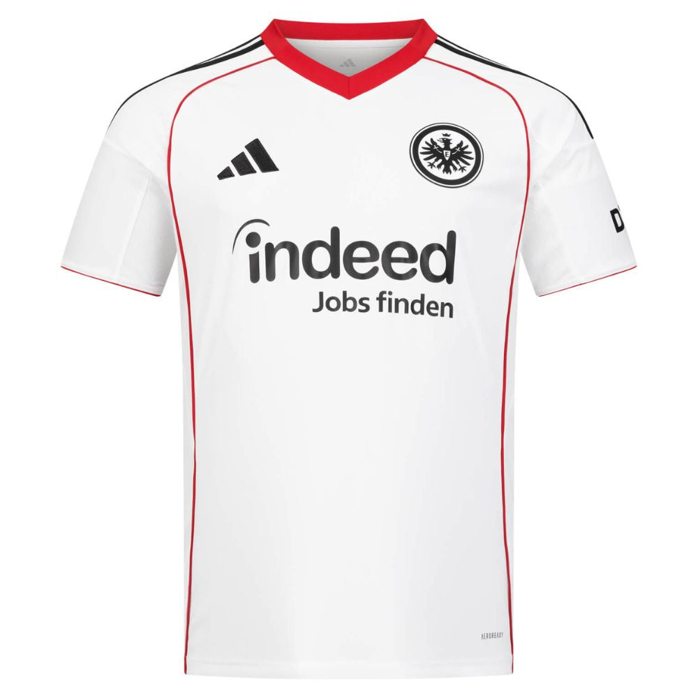 Camiseta Frankfurt alternativa blanca 2025/26