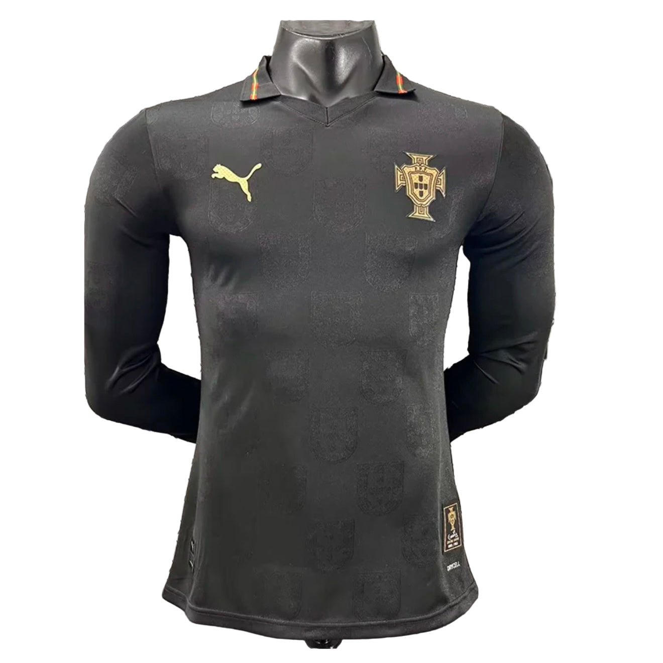 Camiseta Selección de Portugal MANGA LARGA edición especial pantera negra EUSÉBIO 2026/27 PLAYER - AUTHENTIC